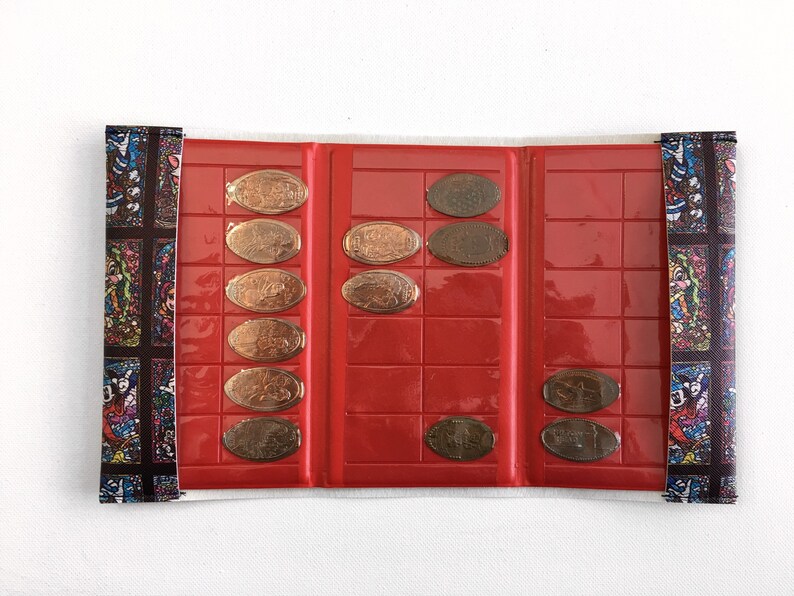 Pressed Penny Book Smashed Penny Holder Pressed Penny Etsy