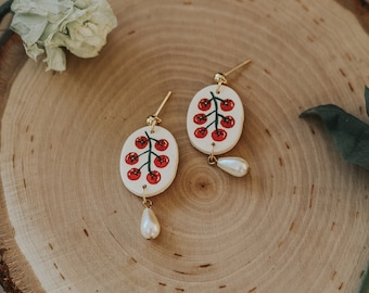 The Tomato Earrings