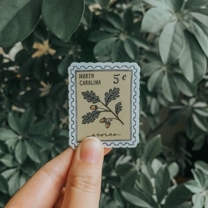North Carolina Stamp Sticker (2in)