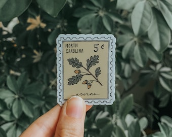 North Carolina Stamp Sticker (2in)