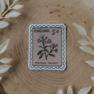 Pennsylvania Stamp Sticker (2in)