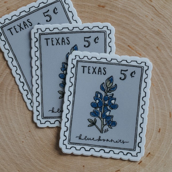 Texas Stamp Sticker (2in)
