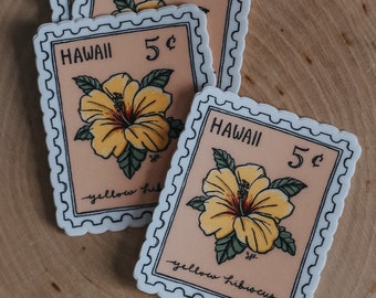 Hawaii Stamp Sticker (2in)