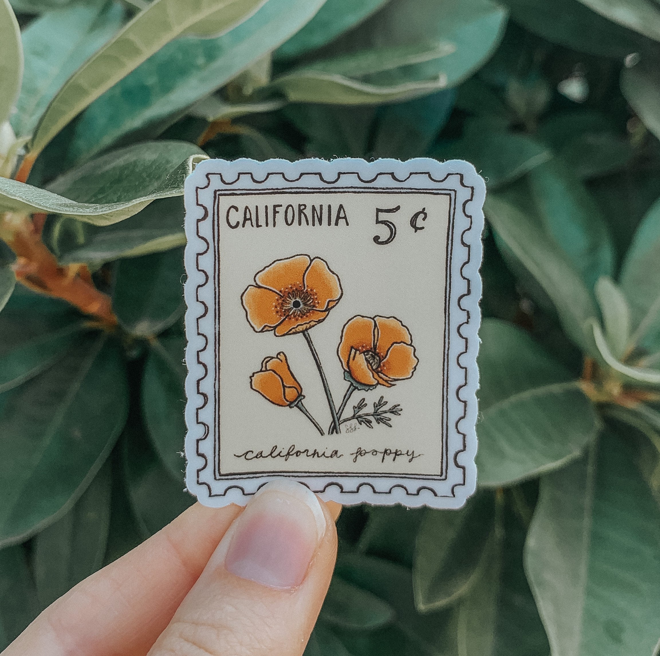 California Stamp Sticker (2in)