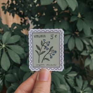 Virginia Stamp Sticker (2in)