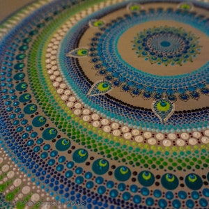 Cool color mandala