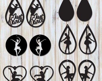 Download Free 4 Sun Flower Earring Templates W 1 Free Teardrop Design Etsy SVG Cut Files