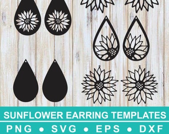 Free Free Sunflower Earring Svg Free 901 SVG PNG EPS DXF File