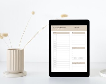 2023 Digital Daily Planner for GoodNotes iPad | Digital Planner PDF | Daily Calendar for iPad