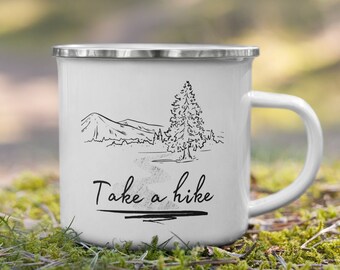 Outdoor Mug Camping Coffe Mug Gift For Hiker Mug For Marathoner I'd Hike That Mug Cute Hiking Mug Mountain Mug Hiking Coffee Cup