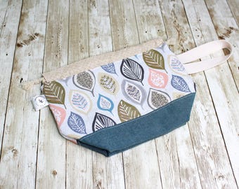 NEW !!! | Autumnal Leaves| Project Bags for Knitters and Crocheters | Sock Knitting| Drawstring Project Bag
