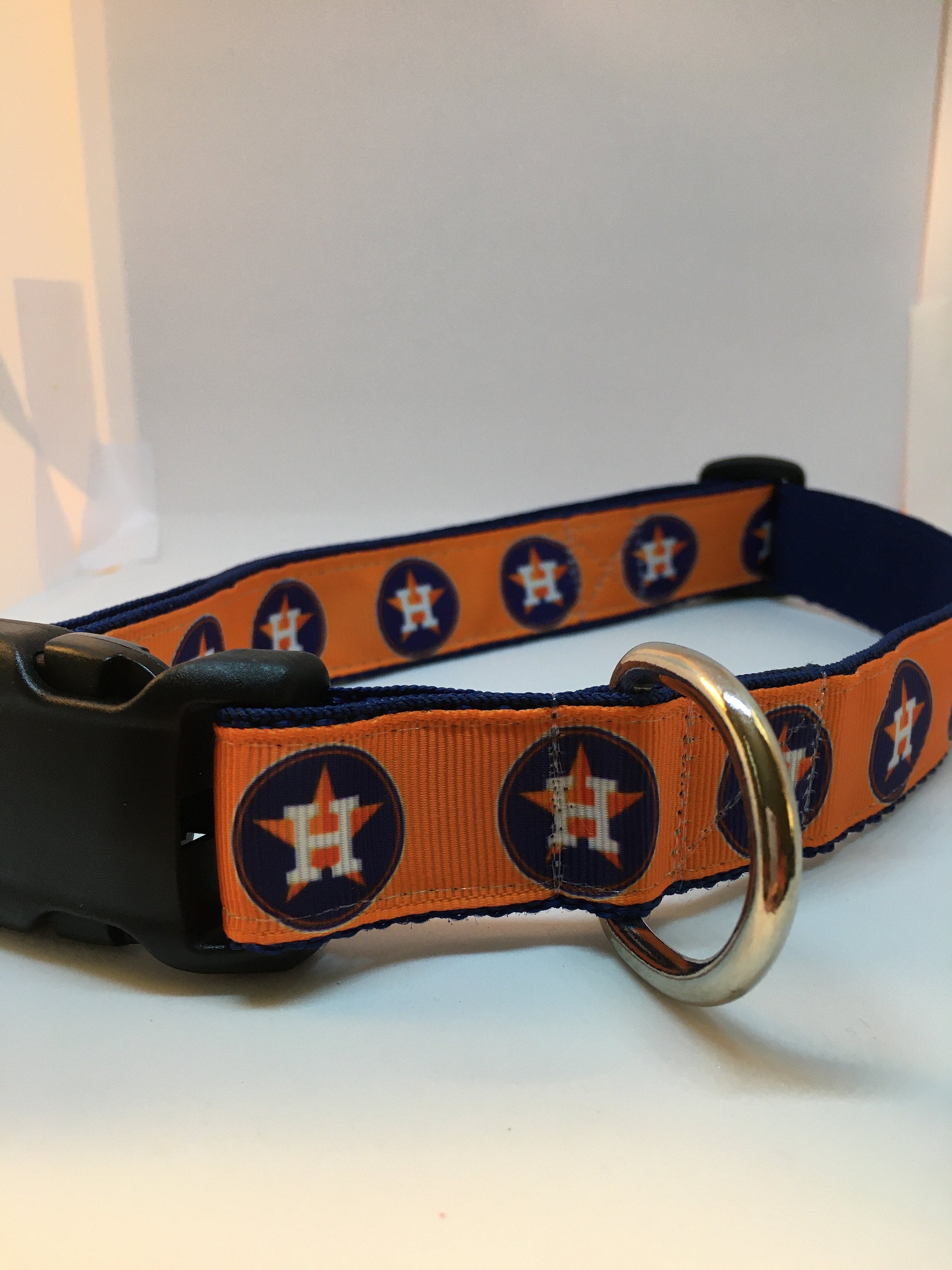 Houston Astros Baseball Dog Collar, 1 Wide S/M, L, XL!!