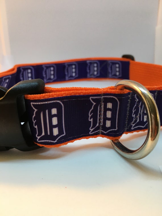 Detroit tigers dog collar online