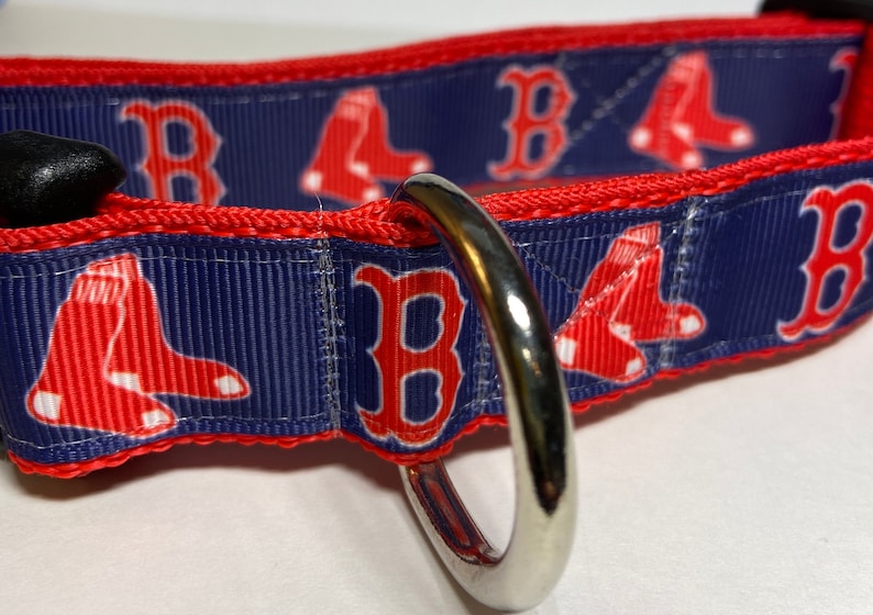 Boston Red Sox Dog Collar MLB Baseball Personalized Hand Etsy
