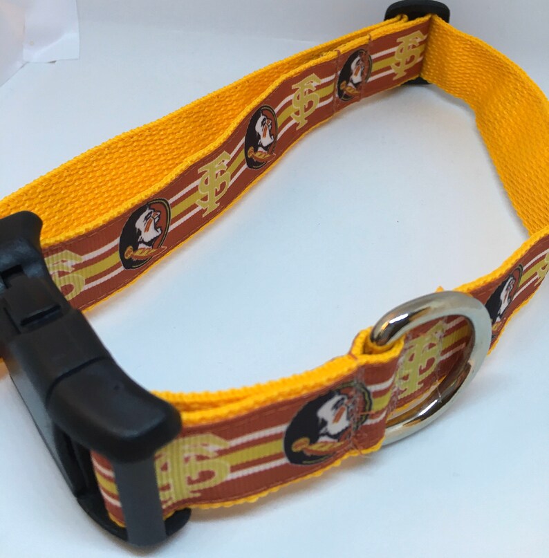 1 Florida State University Dog Collar Seminoles NCAA Etsy
