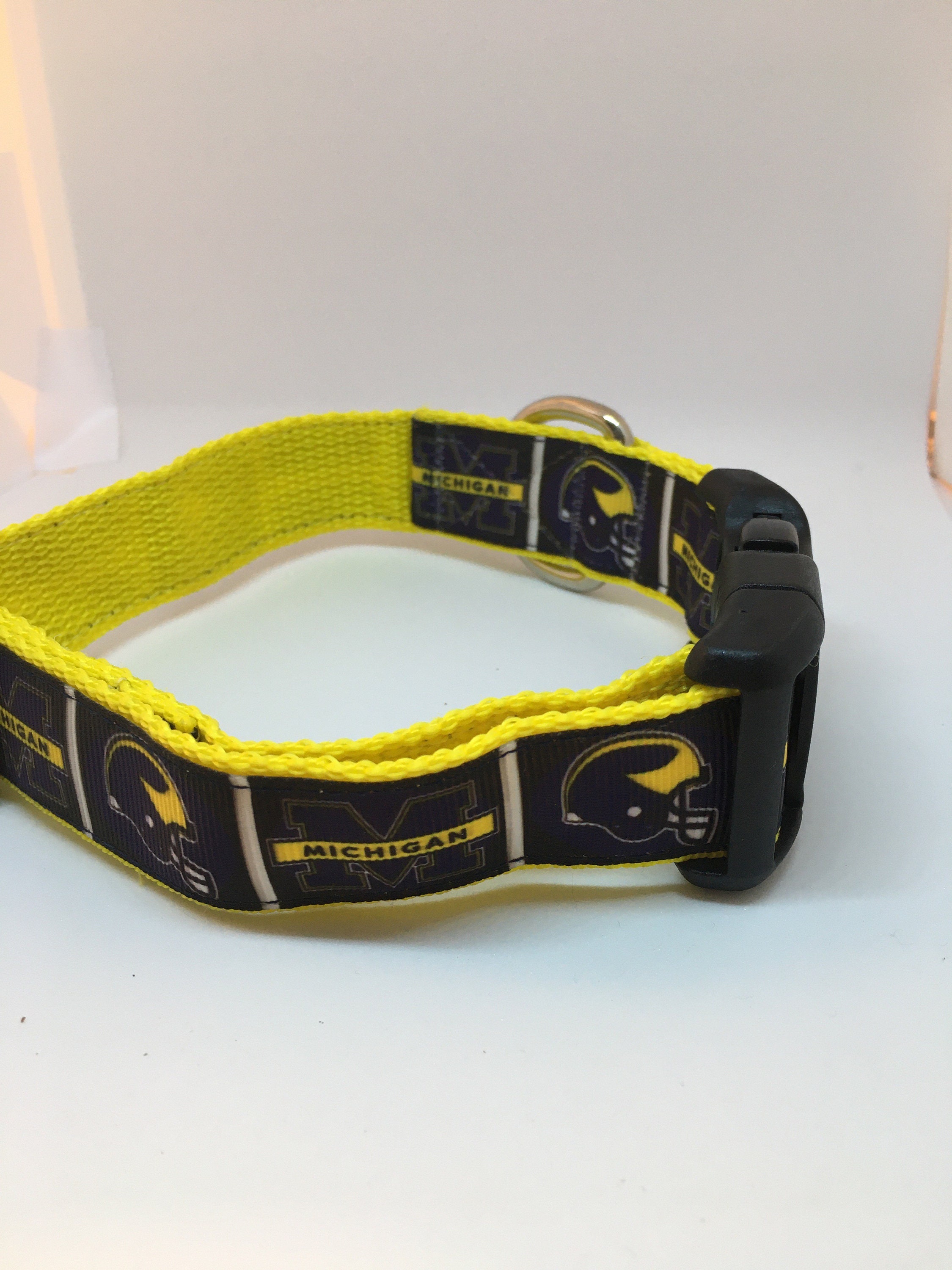 1 Michigan Dog Collar NCAA college football Etsy 日本