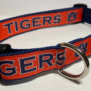NEW! Auburn University 1&quot; Dog Collar, Alabama, Tigers
