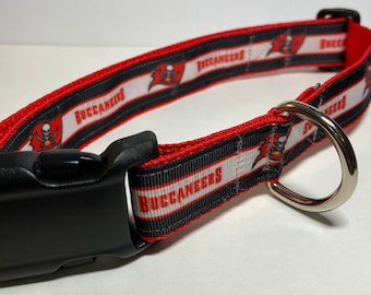 NEW! 1" Tampa Bay Buccaneers, Dog Collar, NFL, football, Florida, SuperBowl Champs