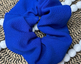 Royal Blue Jumbo Scrunchie