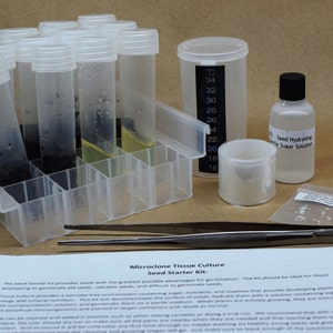 Microclone Plant Tissue Culture Seed Starting Kit-Germinate Valuable, Old, and At-risk Seeds