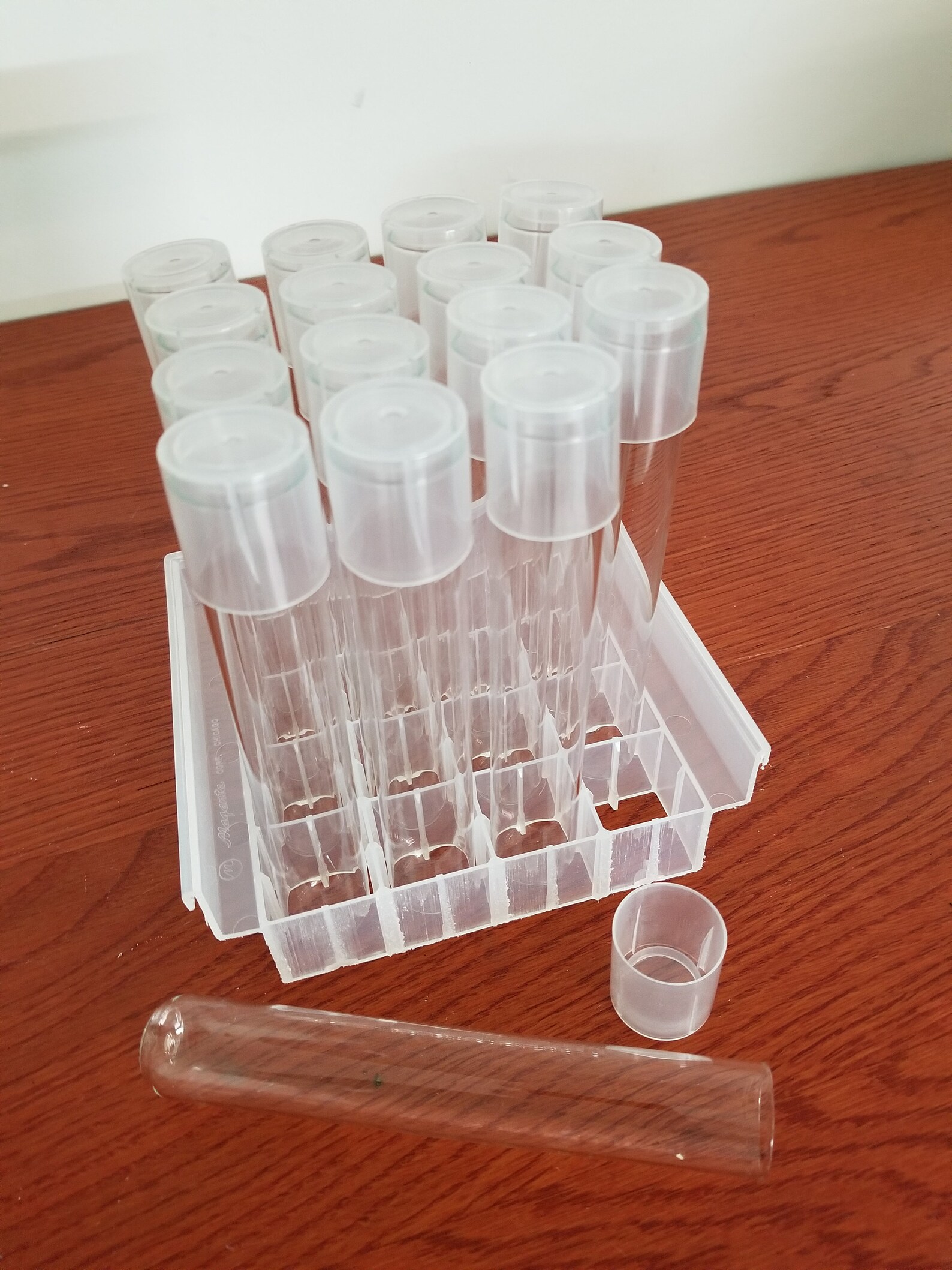 Glass Culture Tubes Lids and Tray Microclone Tissue Culture Etsy UK