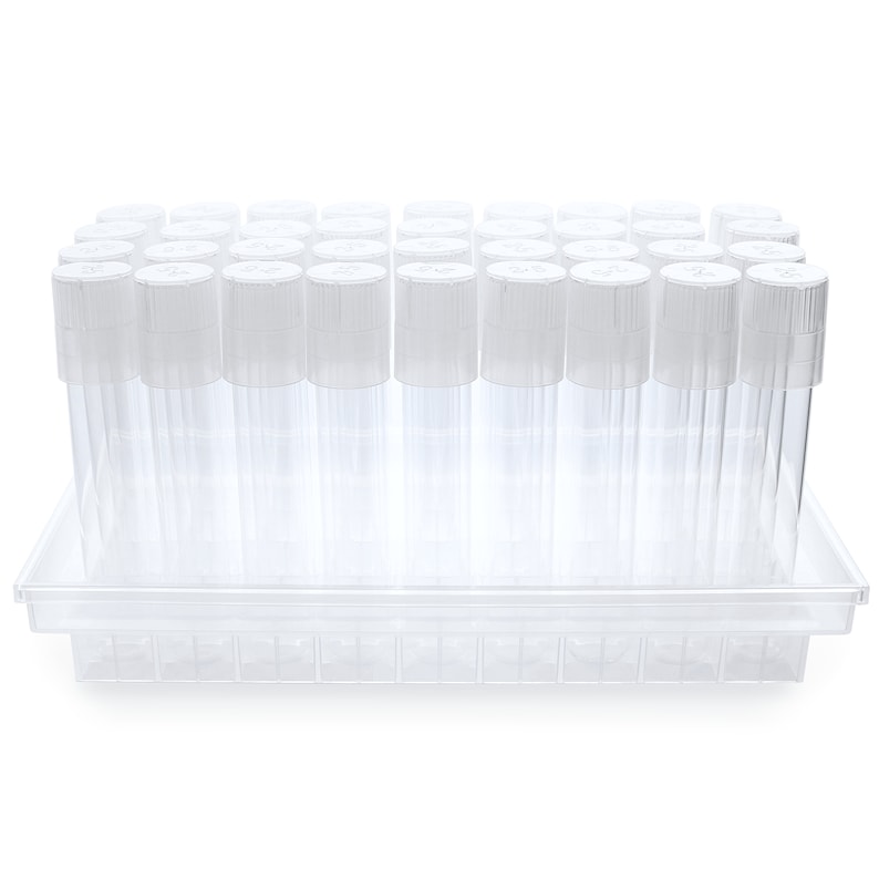 Glass Culture Tubes & Tray 36 Tubes in Autoclave Rack Etsy