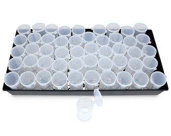 Tissue Culture Vessels-Fifty Microclone Flip-Tops in Autoclaveable Tray