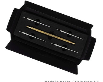 Herramienta para punzón de cuero Dream Factory Leather Craft Edge Coat Stick, punta redondeada