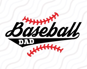 Baseball Dad Svg Etsy