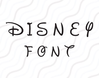 Download Free Disney Monogram Font Etsy SVG Cut Files