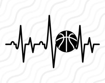 Heartbeat Line Art : Heartbeat svg etsy