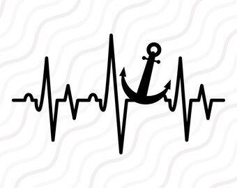 Download Fish Heartbeat SVG Bass SVG Fish svg Heartbeat SVG Cut | Etsy