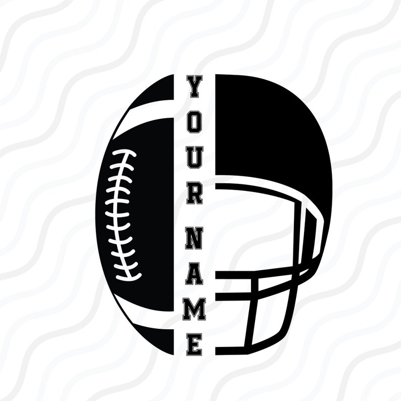 Football Helmet SVG Football Name SVG Football Team SVG Cut Etsy