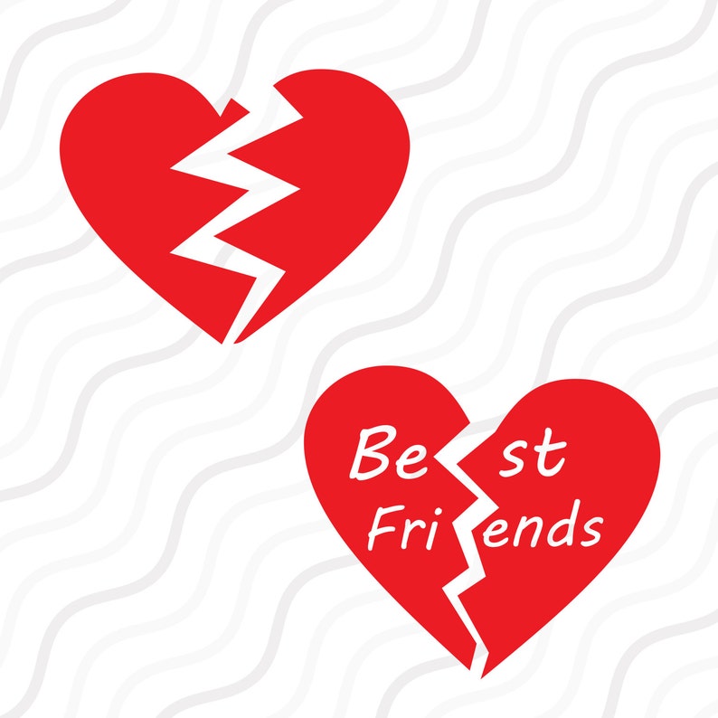 Download Best Friends SVG BFF Svg Friends Svg Friendship SVG Cut | Etsy
