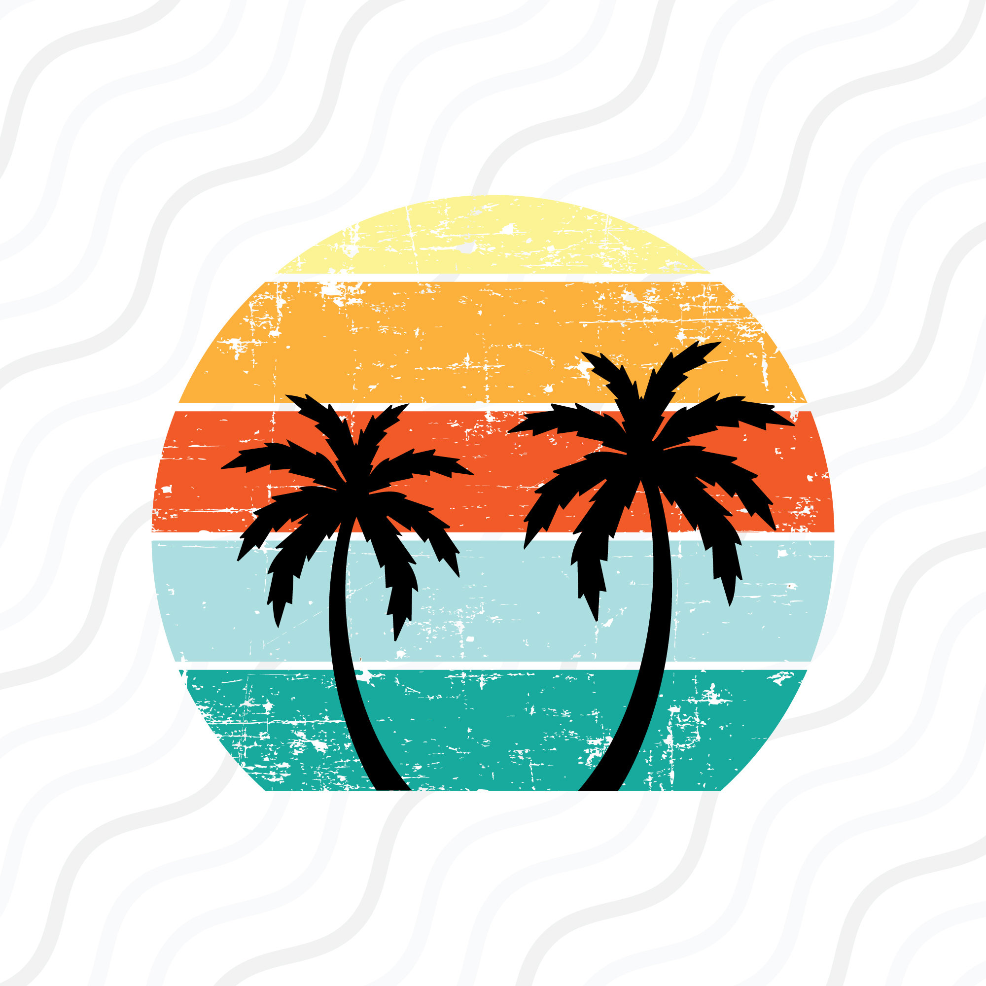 Palm Tree Sunset Rug Palm Tree Sunset SVG, Palm Tree PNG, Vacation SVG Cut Table Design,svg ...