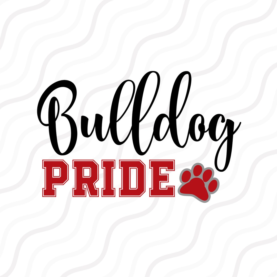 Bulldog Pride SVG, Bulldogs Svg, Bulldogs Football SVG Cut Table Design