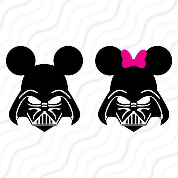 Disney Darth Vader SVG Star War Mickey SVG Mickey SVG Cut | Etsy