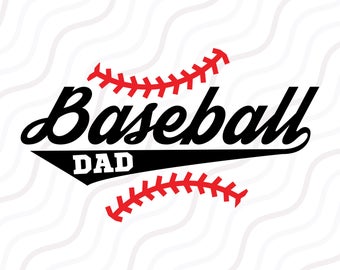 Baseball Dad SVG, Baseball svg, Dad svg, Father Day SVG Cut table Design,svg,dxf,png Use With Silhouette Studio & Cricut_Instant Download