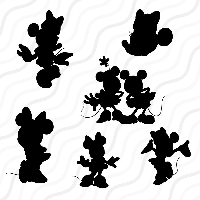 Minnie SVG Cut table Design,svg,dxf,png Use With Silhouette Studio /& Cricut/_Instant Download Minnie Mouse SVG Disney svg