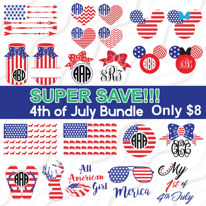 Download 4th Of July Bundle SVG Memorial Day Svg America Flag SVG ...