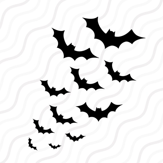 Halloween Bat SVG Bat Svg Halloween SVG Cut Table - Etsy