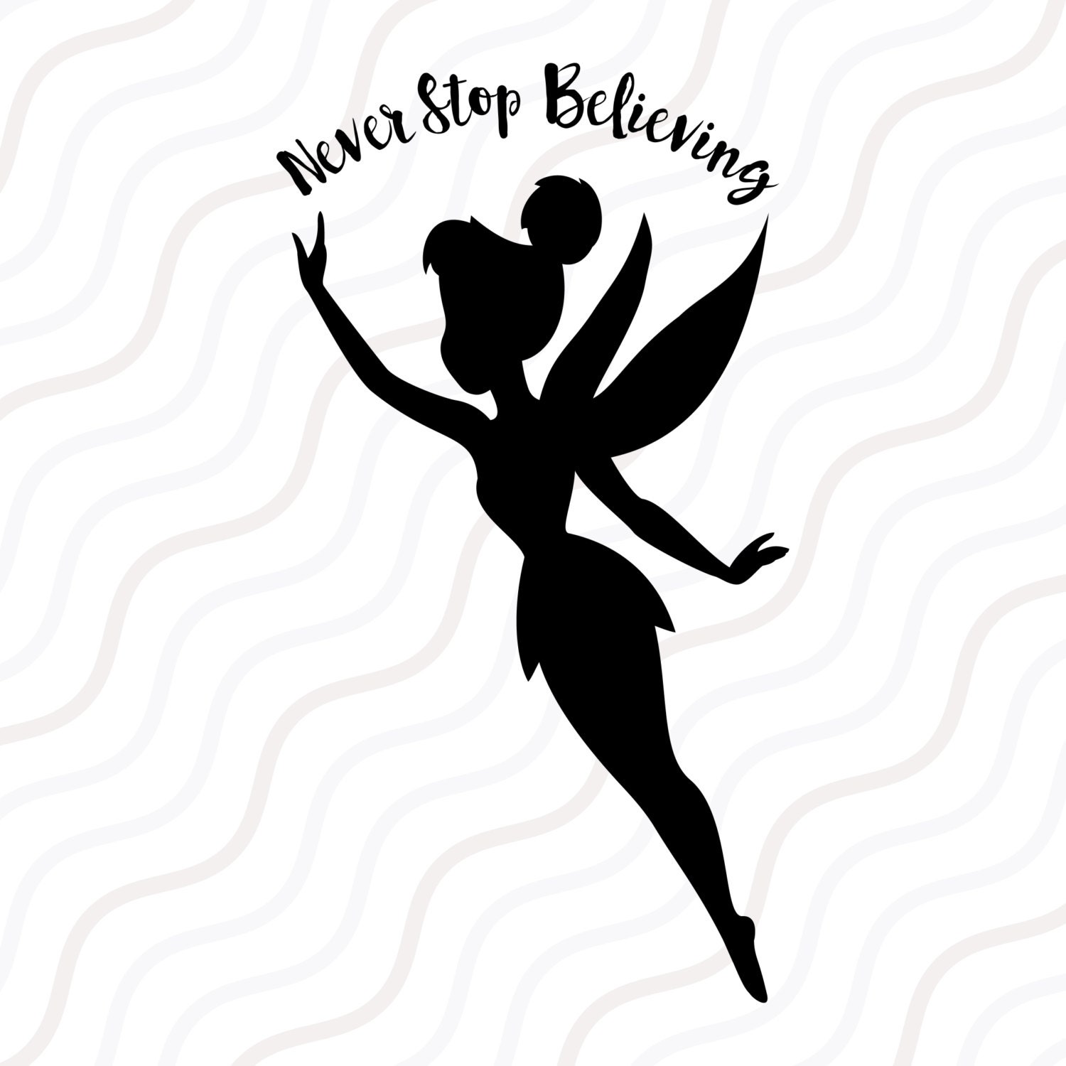 Download Tinkerbell SVG Tinkerbell DXF Tinkerbell Silhouette SVG ...