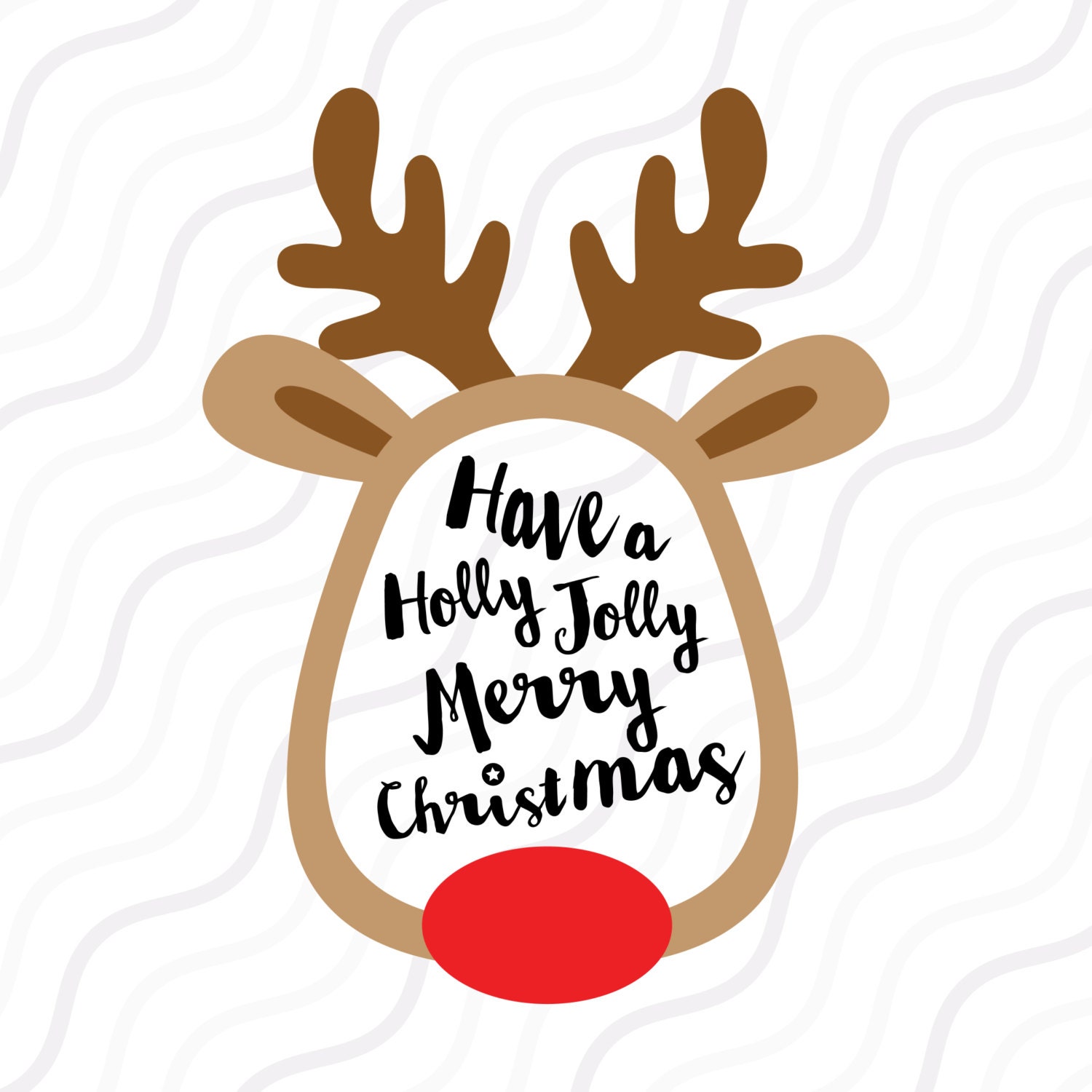 Download Reindeer SVG Reindeer Face SVG Rudolph Christmas SVG Cut ...
