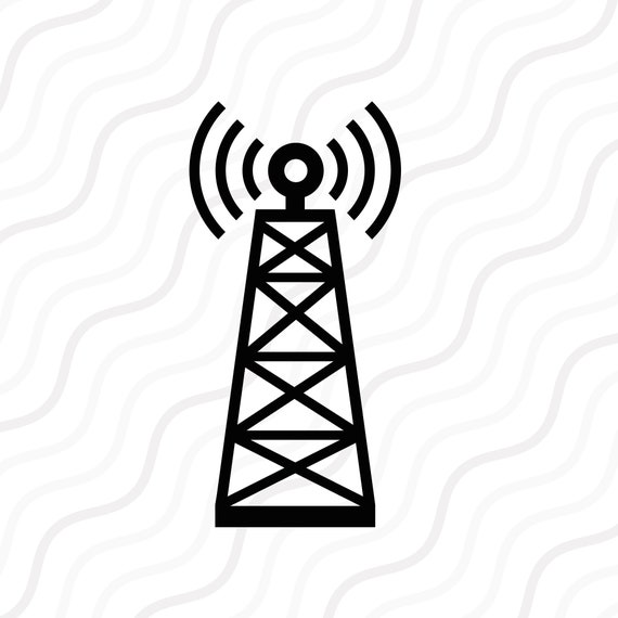 Ham Radio Tower SVG Amateur Radio Antenna SVG Cut Table