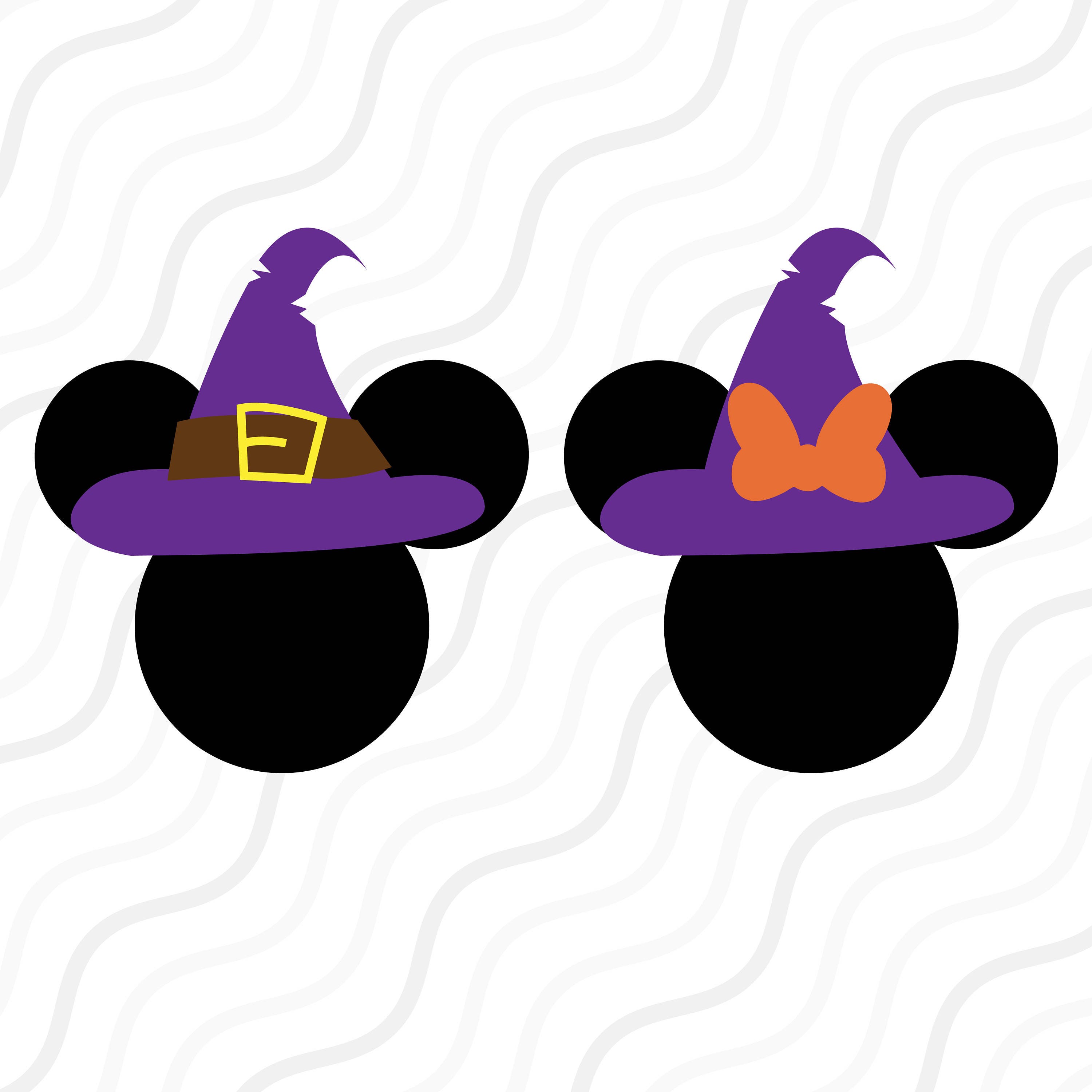 Download Mickey Mouse Witch Hat Svgdisney Halloween Svg Cut Table Etsy
