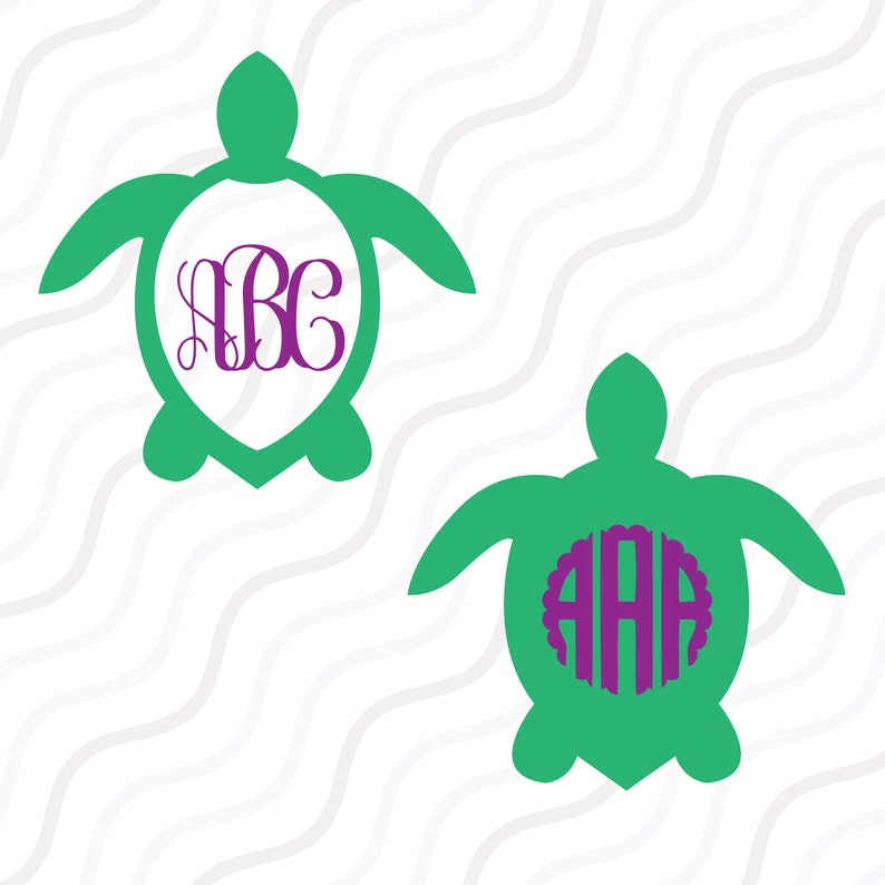 Download Turtle Monogram Svg Cut Table Design Svg Dxf Png Use With Silhouette Studio Cricut Instant Download Sea Turtle Svg Turtle Svg Materials Collage Lifepharmafze Com