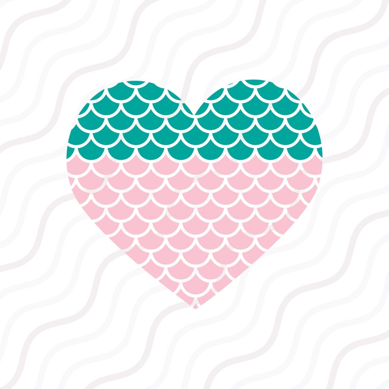 Mermaid Heart SVG Mermaid at heart svg Mermaid svg Mermaid ...