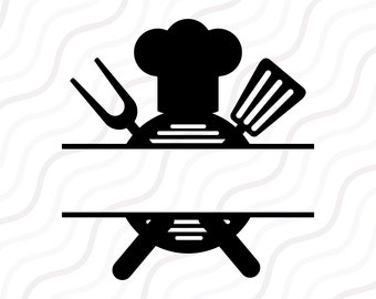 Grilling SVG, Gril Master Svg, BBQ Svg, Chef SVG Cut table Design,svg,dxf,png Use With Silhouette Studio & Cricut_Instant Download