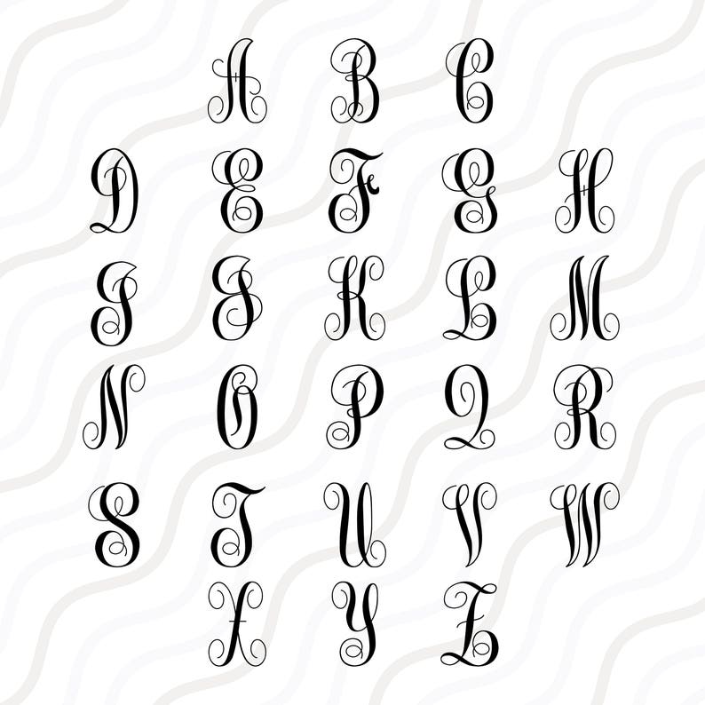 monogram fonts monogram fonts