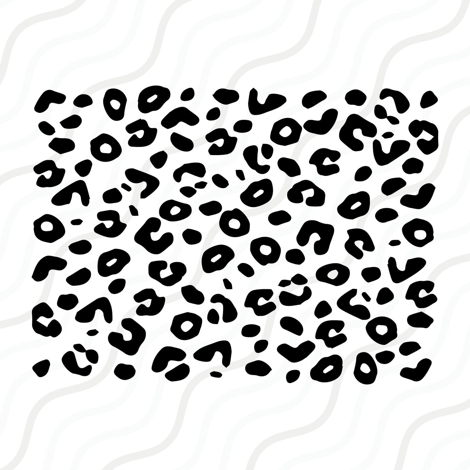 Leopard Print SVG Animal Print Svg Leopard Spots SVG Cut - Etsy